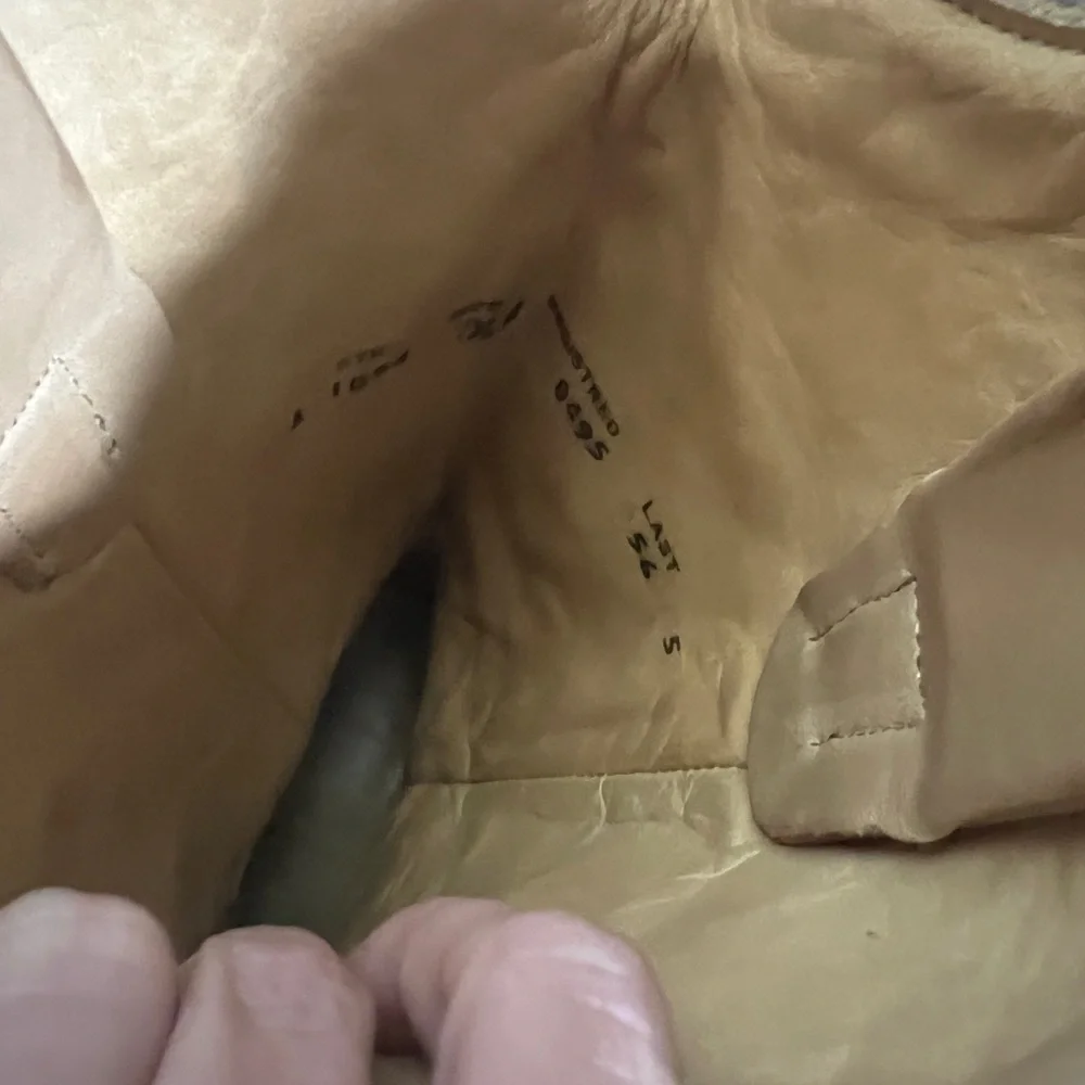 Brown Embroidered Women's Combat Boots - Picture 2 of 2